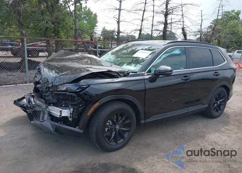 2025 Honda Cr-V Hybrid Sport-L из США, поврежденный, VIN 5J6RS6H84SL025901